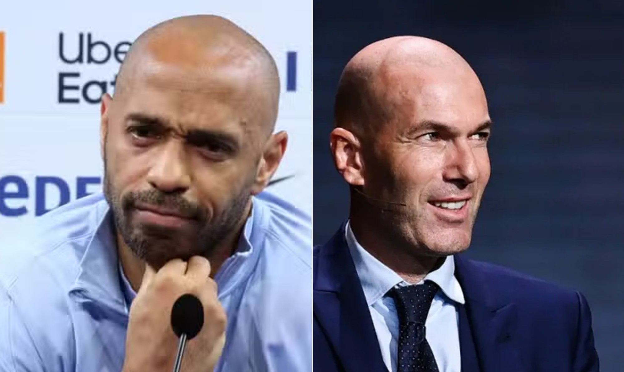 Henry exalta Zidane: 'No futebol, está à altura de Deus'
