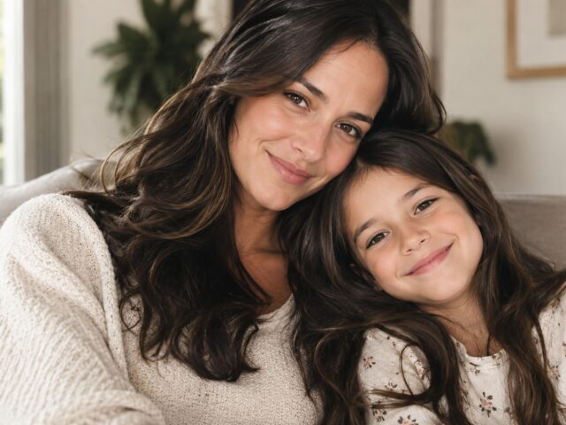 Ensaio fotográfico mãe e filha: 6 ideias com IA