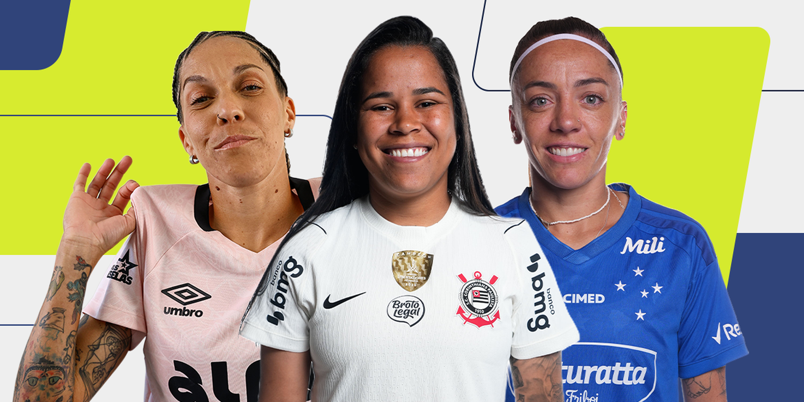Prêmio TV Brasil Petrobras Para Elas define finalistas do gol mais bonito